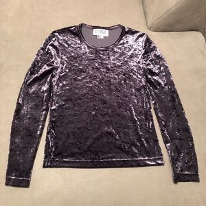 2 items to $10.  Velvet Blouse Long Sleeve
